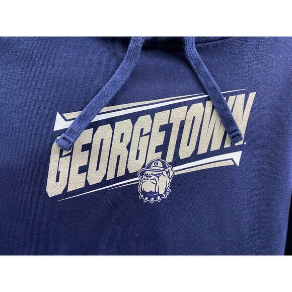 Fanatics Georgetown Hoyas Blue Hoodie Sweatshirt Size Small - Picture 7 of 10